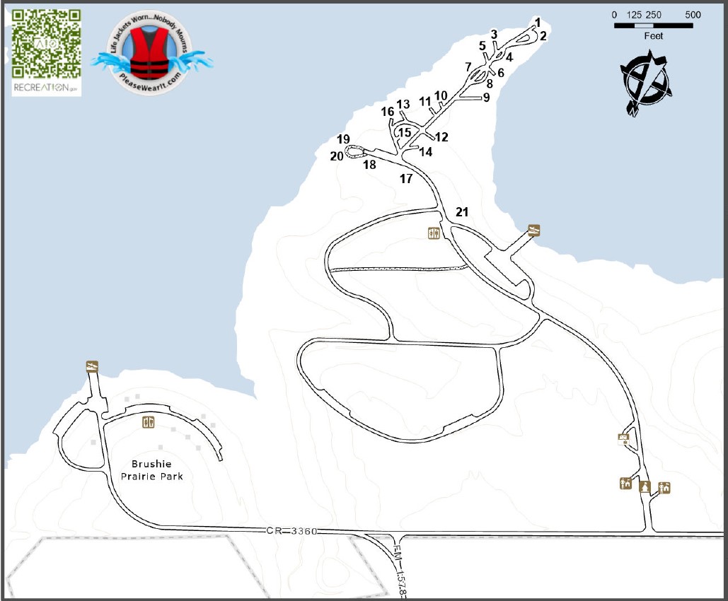 Map of Pecan Point Park