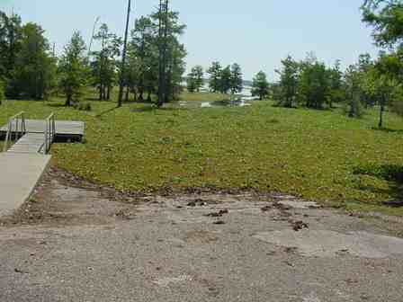 MR boat ramp before